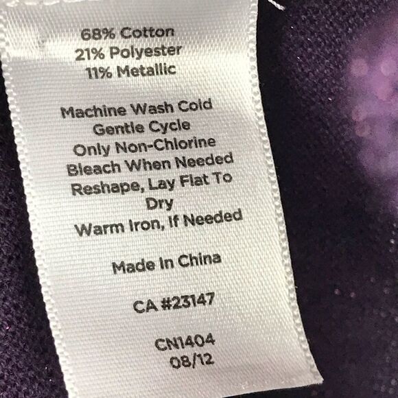 Talbots metallic Shimmer Cardigan - Picture 3 of 4